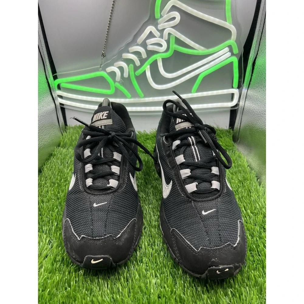 Nike Air Max Torch‎ 3 Sneakers Men's Size 7.5 Black/Silver Shoes 319116-011